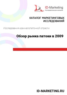 Обзор рынка патоки в 2009 году