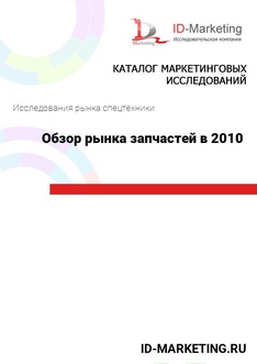 Обзор рынка запчастей в 2010 году