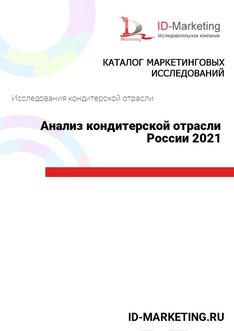 Анализ кондитерской отрасли России 2021