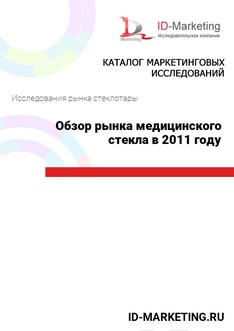 Обзор рынка медицинского стекла в 2011 году