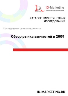 Обзор рынка запчастей в 2009 году