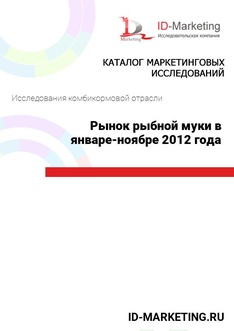 Рынок рыбной муки в январе-ноябре 2012 года