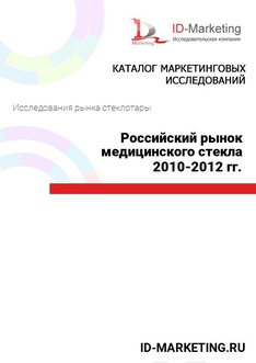 Российский рынок медицинского стекла 2010-2012 гг.