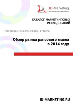 Обзор рынка рапсового масла в 2014 году