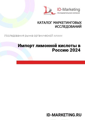 Импорт лимонной кислоты в Россию 2024